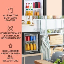 MKS-13 Minibar Mini-Kühlschrank 3 Temperaturen 30L 23 DB Glastür 9 MKS-13 Minibar Mini-Kühlschrank 3 Temperaturen 30L 23 DB Glastür -Klarstein 10005440 DE 0003 usp