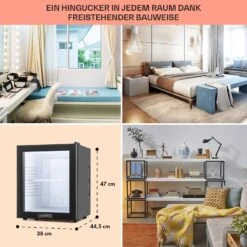 MKS-13 Minibar Mini-Kühlschrank 3 Temperaturen 30L 23 DB Glastür 12 MKS-13 Minibar Mini-Kühlschrank 3 Temperaturen 30L 23 DB Glastür -Klarstein 10005440 DE 0006 usp