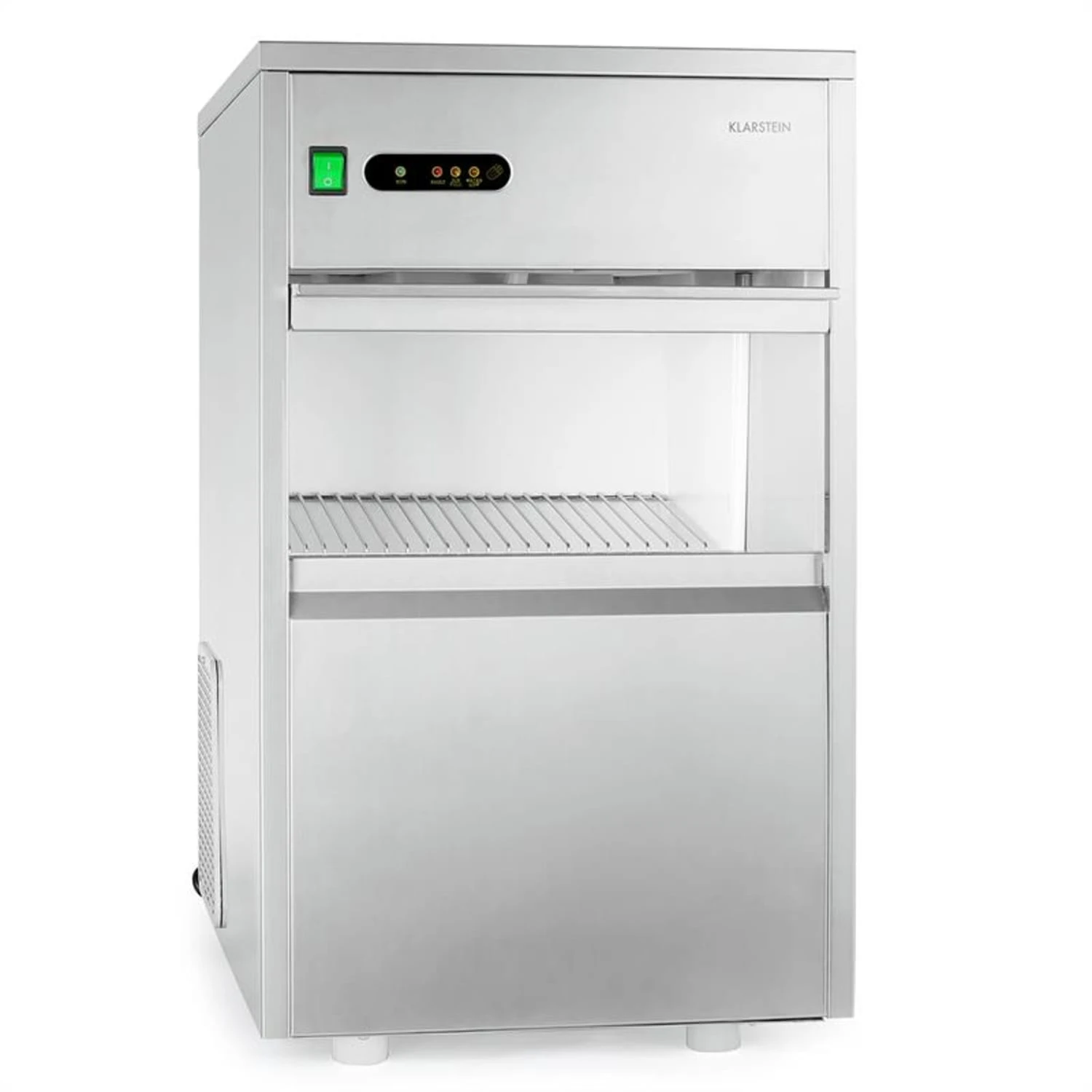 Powericer XXL Eiswürfelmaschine 160W 25 Kg/Tag 6 Kg Behälter Edelstahl 7 Powericer XXL Eiswürfelmaschine 160W 25 Kg/Tag 6 Kg Behälter Edelstahl – Bild 7