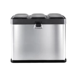 Ökosystem Edelstahl-Tretabfalleimer 45 Liter Recycling 6 Ökosystem Edelstahl-Tretabfalleimer 45 Liter Recycling -Klarstein 10024130 yy 0003 logo Klarstein oekosystem Muelleimer 3er