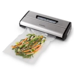 Foodlocker Vakuumierer Edelstahl 0,8 Bar 16 L/min 17 Foodlocker Vakuumierer Edelstahl 0,8 Bar 16 L/min -Klarstein 10027056 yy 0010 ambient 02 Klarstein Foodlocker Vakkumierer