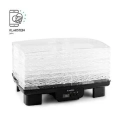 Bananarama Dörrautomat Schwarz 550W Trockner Dehydrator 6 Etagen -Klarstein 10027831 yy 0003 logo Klarstein Bananarama Doerrautomat schwarz