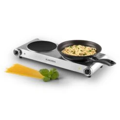 Captain Cook² Doppel-Kochplatte Infrarot 2400W Edelstahl -Klarstein 10027875 yy 0007 titel Klarstein Captain Cook Doppel Kochplatte