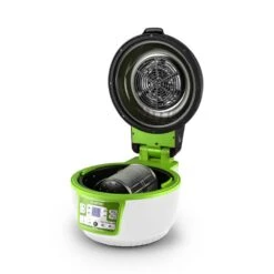 VitAir Turbo Heißluftfritteuse Grün-weiß 1400W Grillen Backen 9l 17 VitAir Turbo Heißluftfritteuse Grün-weiß 1400W Grillen Backen 9l -Klarstein 10028288 yy 0007 titel 06 Klarstein VitAir Heissluftfritteuse gruen weiss