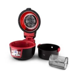 VitAir Turbo Heißluftfritteuse Rot-schwarz 1400W Grillen Backen 9l 18 VitAir Turbo Heißluftfritteuse Rot-schwarz 1400W Grillen Backen 9l -Klarstein 10028289 yy 0008 titel Klarstein VitAir Heissluftfritteuse