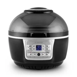 VitAir Turbo Heißluftfritteuse Grau-schwarz 1400W Grillen Backen 9l -Klarstein 10028290 yy 0005 titel Klarstein VitAir Heissluftfritteuse