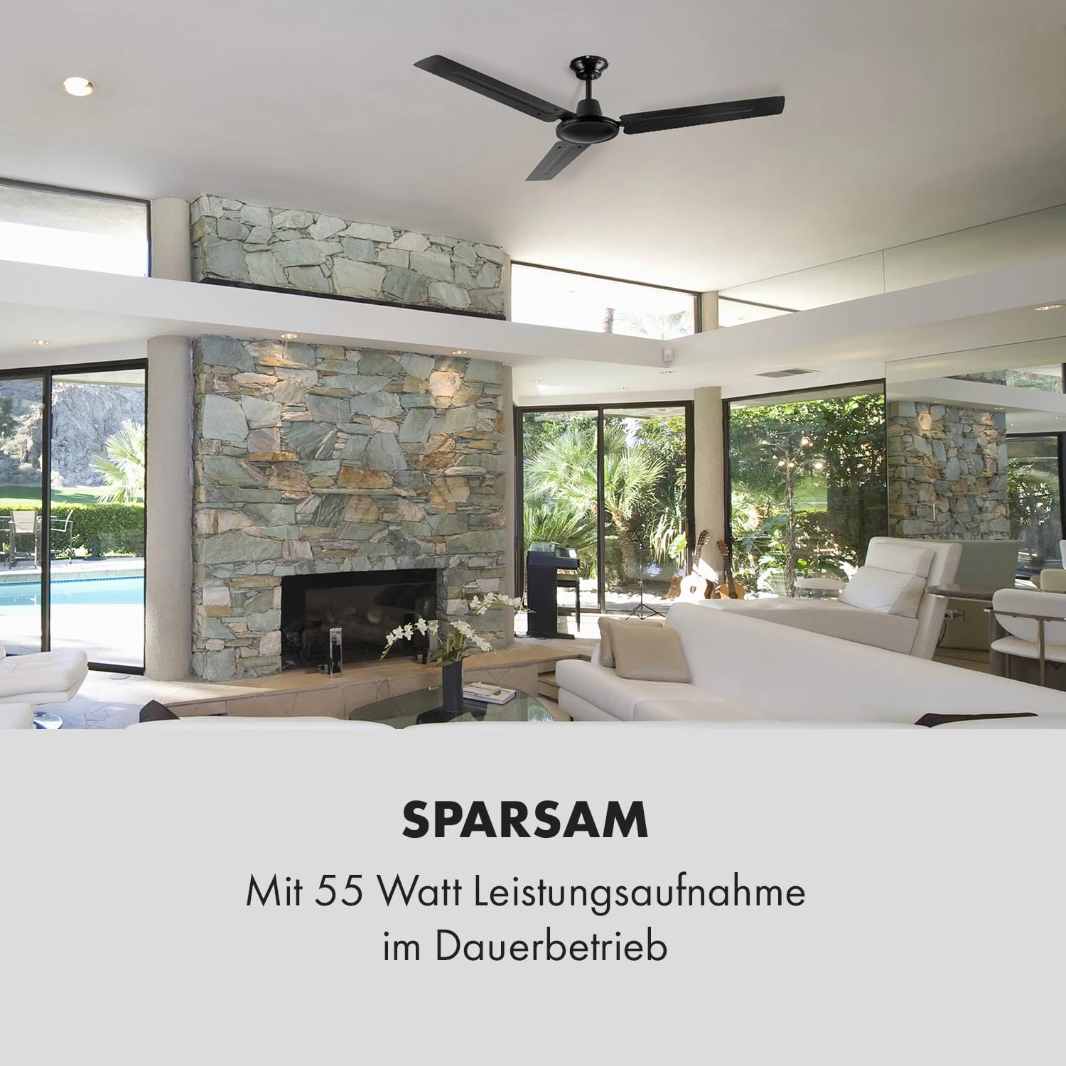 Spin Doctor Deckenventilator Ø122cm 9963m³/h 56W Wandsteuerung 2 Spin Doctor Deckenventilator Ø122cm 9963m³/h 56W Wandsteuerung – Bild 2