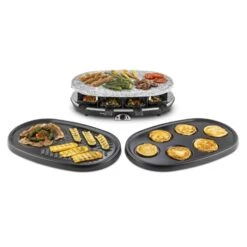 All-U-Can-Grill Raclette 4-in-1 Pancake Crêpes Steinplatte 8 Personen -Klarstein 10028450 yy 0004 titel Klarstein All U Can Grill Raclettegrill 4in1