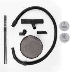 Reinraum Nass-Trocken-Sauger Industriesauger 1800W 30l Steckdose -Klarstein 10029113 yy 0005 logo Klarstein Reinraum Nass Trocker Sauger reedit