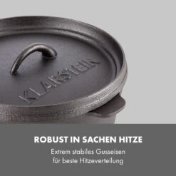 Hotrod Masterplan Dutch Oven Set 7-teilig BBQ Topfset Gusseisen -Klarstein 10029164 de 0004 logo