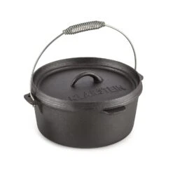 Hotrod 45 Dutch Oven BBQ-Topf 4,5 Qt / 4 Liter Gusseisen Schwarz