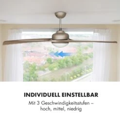 Figo 2-in-1-Deckenventilator Lampe Ø132cm 10039m³/h 51dB Fernbedienung 12 Figo 2-in-1-Deckenventilator Lampe Ø132cm 10039m³/h 51dB Fernbedienung -Klarstein 10029346 de 0005 logo
