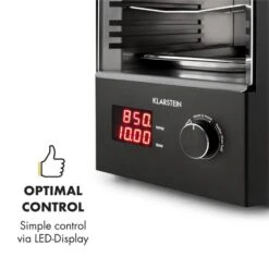 Steakreaktor 2.0 Indoor Grillgerät 850 °C 1600W Infrarot Made In Germany 16 Steakreaktor 2.0 Indoor Grillgerät 850 °C 1600W Infrarot Made In Germany -Klarstein 10029610 yy 0007 logo Klarstein Steakreaktor Indoor Grillgeraet black reedit v2