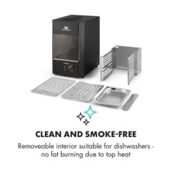 Steakreaktor 2.0 Indoor Grillgerät 850 °C 1600W Infrarot Made In Germany 17 Steakreaktor 2.0 Indoor Grillgerät 850 °C 1600W Infrarot Made In Germany -Klarstein 10029610 yy 0008 logo Klarstein Steakreaktor Indoor Grillgeraet black reedit v2