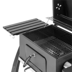 Bigfoot Holzkohlegrill Smoker BBQ-Grill 55 X 40 Cm Stahl Schwarz 14 Bigfoot Holzkohlegrill Smoker BBQ-Grill 55 X 40 Cm Stahl Schwarz -Klarstein 10029763 yy 0007 detail Klarstein Bigfoot BBQ Grill Smoker