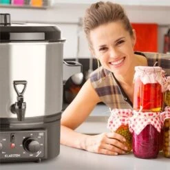 Biggie Small Einkochvollautomat Einkochtopf 16 Liter 2000 W Edelstahl -Klarstein 10029824 yy 0006 ambient Klarstein Einkauchautomat