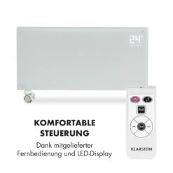 Bornholm Konvektions-Heizgerät 2000W Timer 2 Heizstufen ECO-Modus -Klarstein 10030917 de 0003 logo