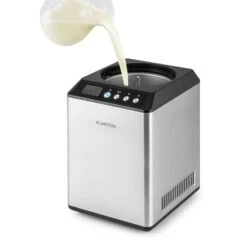 Vanilly Sky Family Eiscremebereiter Frozen Yoghurt 250W 2,5l Silber -Klarstein 10031846 yy 0005 detail Klarstein Vanilly Sky Family Eiscremebereiter silber