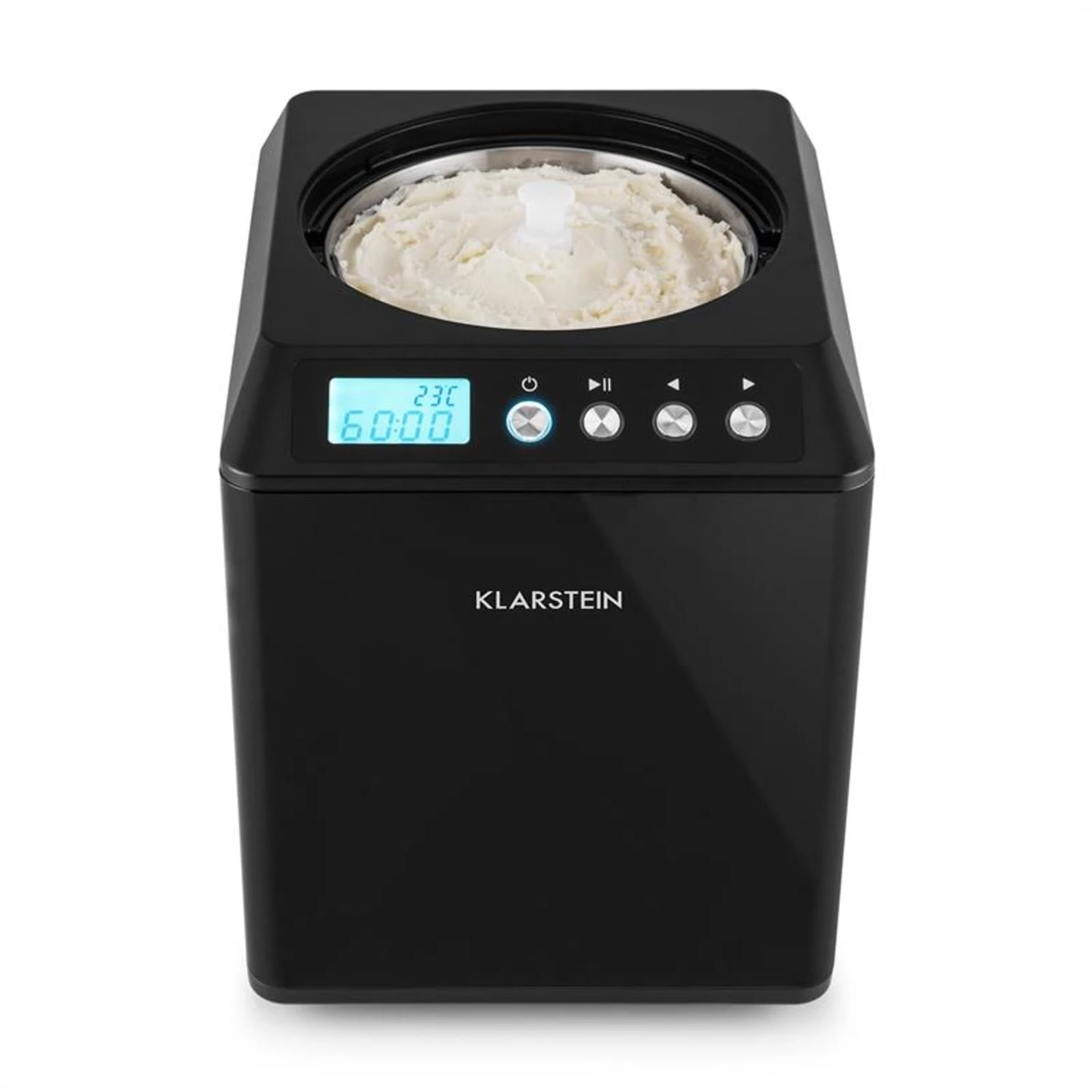 Vanilly Sky Family Eiscremebereiter Frozen Yoghurt 250W 2,5l Schwarz 6 Vanilly Sky Family Eiscremebereiter Frozen Yoghurt 250W 2,5l Schwarz – Bild 6