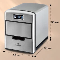 Metropolitan Eiswürfelmaschine 12kg/24h Digitales Display 13 Metropolitan Eiswürfelmaschine 12kg/24h Digitales Display -Klarstein 10031881 yy 0011 dimensions