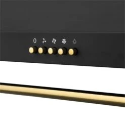 Montblanc 60 Dunstabzugshaube 610m³/h 165W 2x1,5W LED Reling 15 Montblanc 60 Dunstabzugshaube 610m³/h 165W 2x1,5W LED Reling -Klarstein 10031992 YY 0006 detail Klarstein Montblanc 60 Dunstabzugshaube schwarz