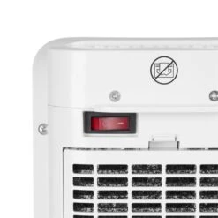 Chaval Heizturm 2.000 W Thermostat Timer Fernbedienung Weiß -Klarstein 10032004 yy 0005 detail Klarstein Chaval Heizturm weiss