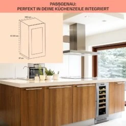 Vinovilla Smart Weinkühlschrank 50l / 20 Flaschen Glastür Edelstahl -Klarstein 10032037 DE 0006 usp
