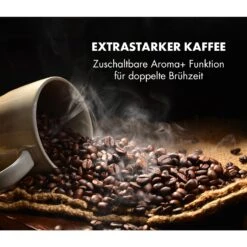 Aromatica X Kaffeemaschine Mahlwerk Glaskanne Aroma+ Edelstahl 13 Aromatica X Kaffeemaschine Mahlwerk Glaskanne Aroma+ Edelstahl -Klarstein 10032102 de 0004 logo