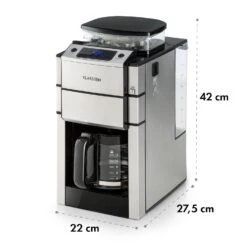 Aromatica X Kaffeemaschine Mahlwerk Glaskanne Aroma+ Edelstahl 19 Aromatica X Kaffeemaschine Mahlwerk Glaskanne Aroma+ Edelstahl -Klarstein 10032102 yy 0010 logo