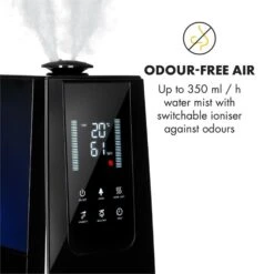 VapoAir Luftbefeuchter Ionisator 350ml/h 5,5l Tank Aroma Fernbedienung -Klarstein 10032103 yy 0004 logo Klarstein VapoAir Luftbefeuchter Ionisator reedit