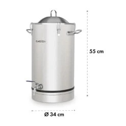 Maischfest Fermenter 25 Fermentierkessel 25 Ltr Gärröhrchen Edelstahl 11 Maischfest Fermenter 25 Fermentierkessel 25 Ltr Gärröhrchen Edelstahl -Klarstein 10032122 yy 0006 logo Klarstein Maischfest Fermenter 25 Gaerkessel 25l