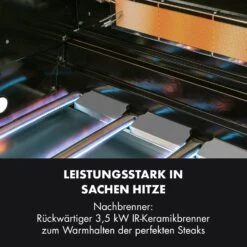 Tomahawk 4.2 SBG Gasgrill 6 Brenner 20,7 KW 64x42cm Grill Edelstahl 14 Tomahawk 4.2 SBG Gasgrill 6 Brenner 20,7 KW 64x42cm Grill Edelstahl -Klarstein 10032308 de 0005 logo