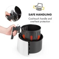 AirVital Heißluftfritteuse 1300W 2,5l CeraPlus-Antihaft Touch Weiß -Klarstein 10032331 yy 0008 logo Klarstein AirVital Heissluftfritteuse 1300W weiss