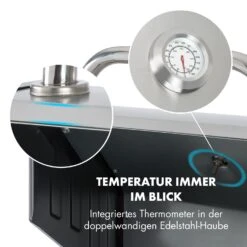 Lucifer 2.0-T Gasgrill 2 X 3,5 KW Brenner 45x44cm Grill Edelstahl 15 Lucifer 2.0-T Gasgrill 2 X 3,5 KW Brenner 45x44cm Grill Edelstahl -Klarstein 10032455 de 0007 logo