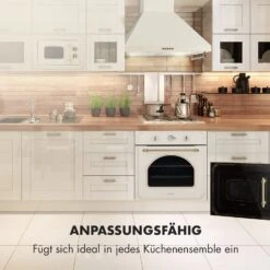 Victoria 20 Einbau-Mikrowelle, 20 L, 800 W, Grill: 1000 W, Elfenbein -Klarstein 10032592 de 0003 logo