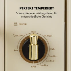 Victoria 20 Einbau-Mikrowelle, 20 L, 800 W, Grill: 1000 W, Elfenbein -Klarstein 10032592 de 0005 logo