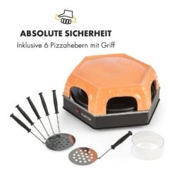 Capricciosa Pizzaofen 1500W Abdeckung Aus Terracotta Warmhaltefunktion -Klarstein 10032597 de 0008 logo