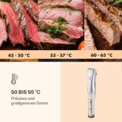 Quickstick Sous Vide Garer Thermostat: 50-95 °C Für 20 L Edelstahl -Klarstein 10032670 de 0003 logo