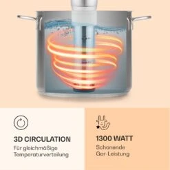 Quickstick Sous Vide Garer Thermostat: 50-95 °C Für 20 L Edelstahl -Klarstein 10032670 de 0005 logo