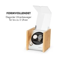 Hanoi 2 Uhrenbeweger, 2 Uhren, 3 Geschwindigkeiten, 4 Modi, Bambus -Klarstein 10032797 de 0003 logo