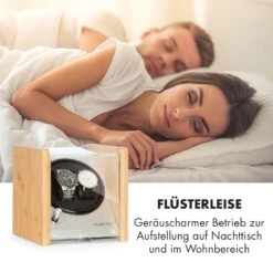 Hanoi 2 Uhrenbeweger, 2 Uhren, 3 Geschwindigkeiten, 4 Modi, Bambus -Klarstein 10032797 de 0006 logo