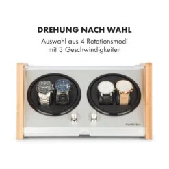 Hanoi 4 Uhrenbeweger, 4 Uhren, 3 Geschwindigkeiten, 4 Modi, Bambus -Klarstein 10032798 de 0004 logo