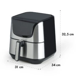 AeroVital Deluxe Heißluftfritteuse 1700W 5,4 Liter Edelstahl -Klarstein 10032849 yy 0010 logo