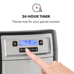 Aromatica II Duo Kaffeemaschine, Integriertes Mahlwerk, 1,25 L Silber -Klarstein 10032865 yy 0005 logo Klarstein Aromatica II Duo Kaffeemaschine schwarz