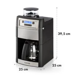 Aromatica II Duo Kaffeemaschine, Integriertes Mahlwerk, 1,25 L Silber -Klarstein 10032865 yy 0011 logo Klarstein Aromatica II Duo Kaffeemaschine schwarz