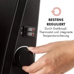 Gotland Glaskonvektor 600, 900 Und 1500W Standgerät Schwarz 9 Gotland Glaskonvektor 600, 900 Und 1500W Standgerät Schwarz -Klarstein 10032867 de 0003 logo