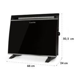 Gotland Glaskonvektor 600, 900 Und 1500W Standgerät Schwarz 13 Gotland Glaskonvektor 600, 900 Und 1500W Standgerät Schwarz -Klarstein 10032867 yy 0008 logo Klarstein Gotland Glaskonvektor schwarz