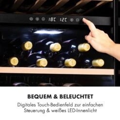 Barossa 102 Duo Weinkühlschrank 102 Fl 226 Ltr 2 Zonen Touch-Steuerung 13 Barossa 102 Duo Weinkühlschrank 102 Fl 226 Ltr 2 Zonen Touch-Steuerung -Klarstein 10032921 de 0004 logo