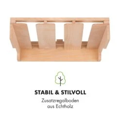 Barossa 77D Weinglas-Regal Zubehör Regalboden Für Weingläser Echtholz 8 Barossa 77D Weinglas-Regal Zubehör Regalboden Für Weingläser Echtholz -Klarstein 10032964 de 0004 logo