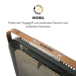 HeatPal Marble Blackline Infrarot-Heizung 1300W Wärmespeicher Marmor -Klarstein 10032993 de 0008 logo